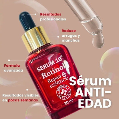 RETINOL de Sérum 10: Piel Radiante y sin imperfecciones